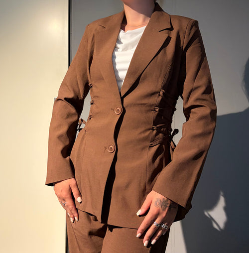 Bowy Brown Blazer