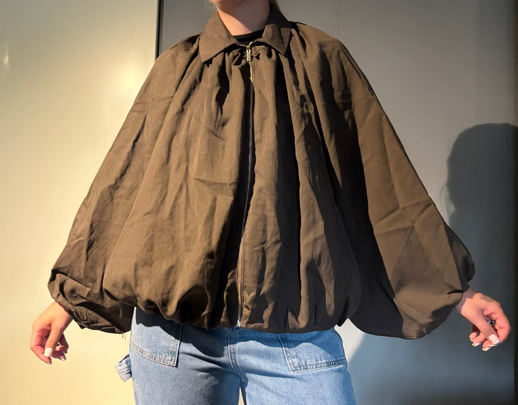 Flowy Oversized Bomberjack