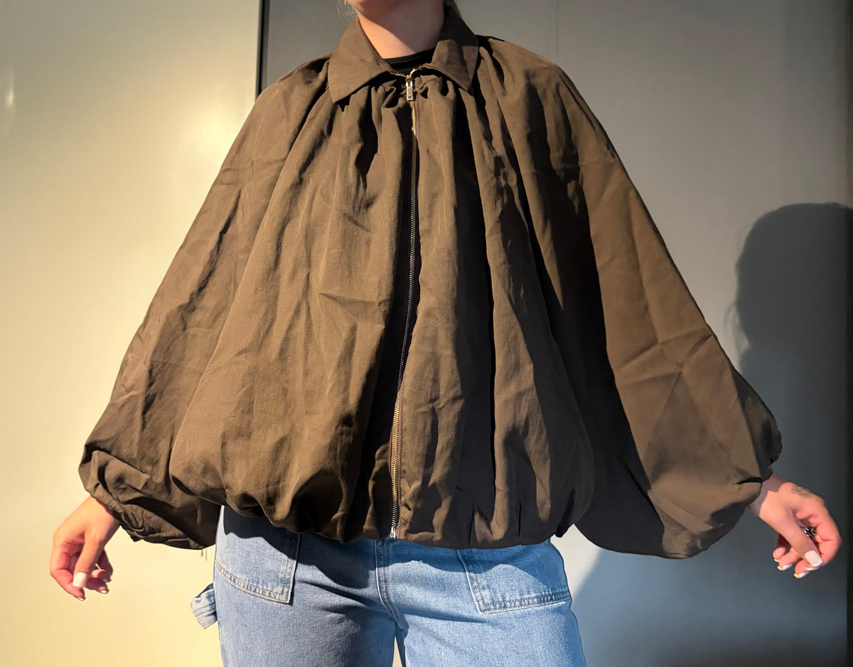 Flowy Oversized Bomberjack
