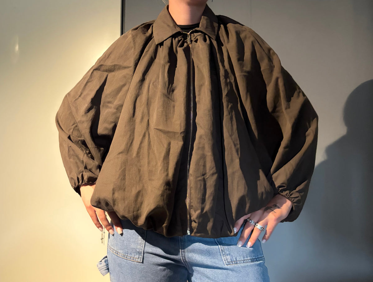 Flowy Oversized Bomberjack