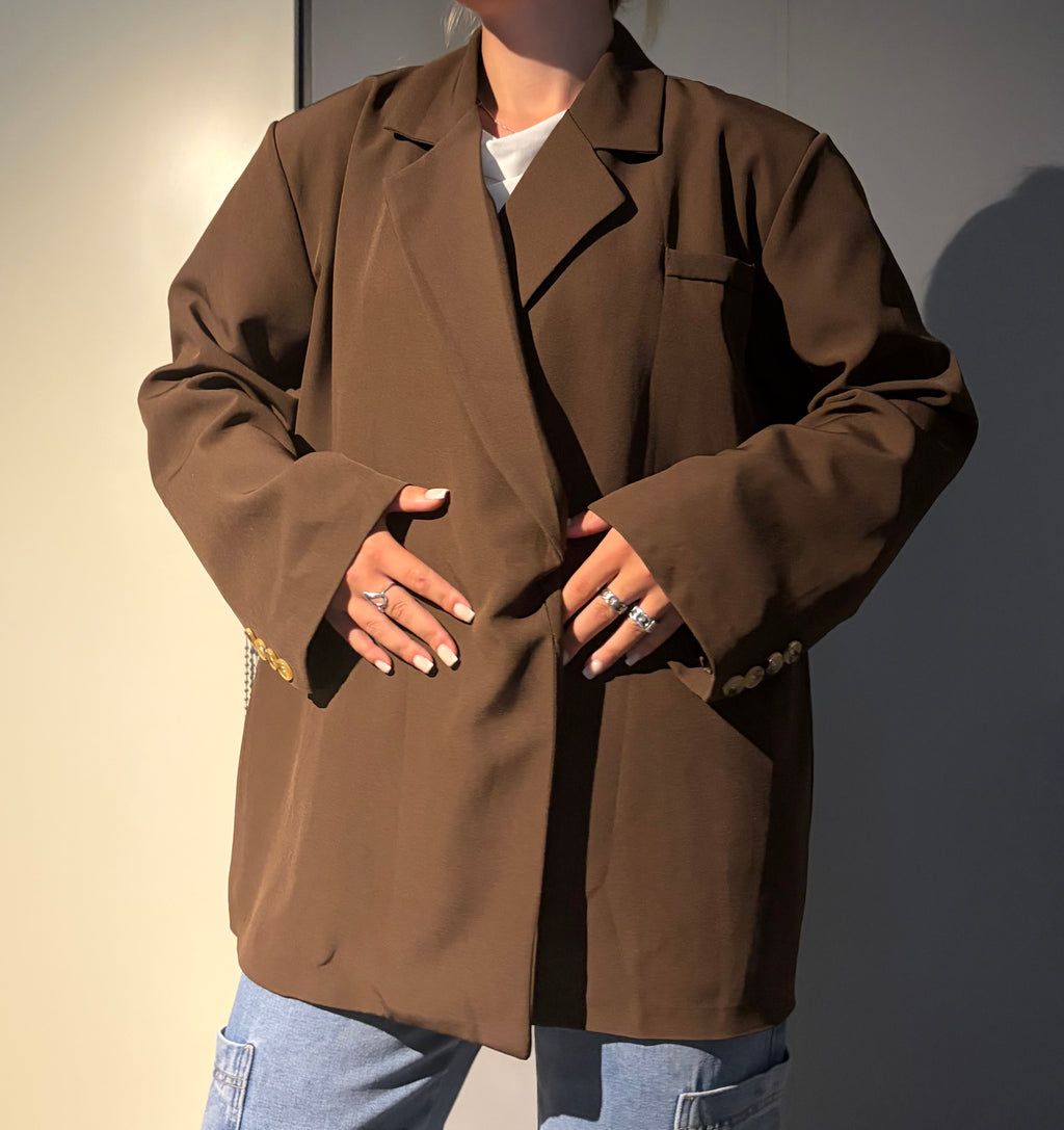Roxy Brown Blazer